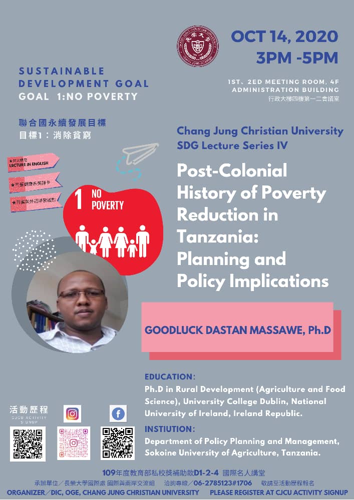 Post Colonial History of Poverty Reduction in Tanzania Planning and Policy Implications